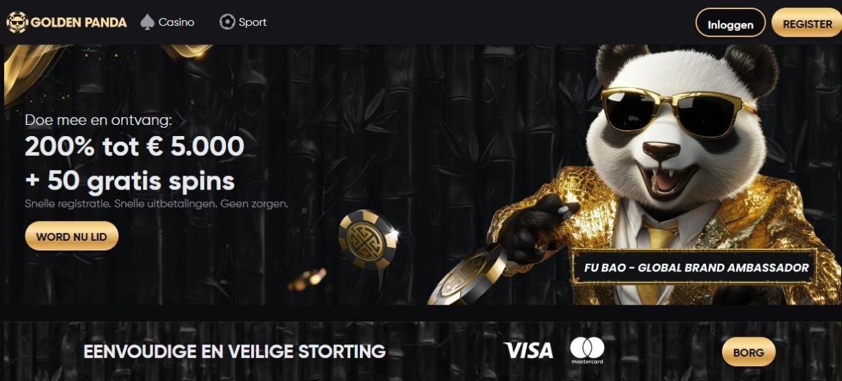 Golden Panda Casino - Slim gokken met digitale munten